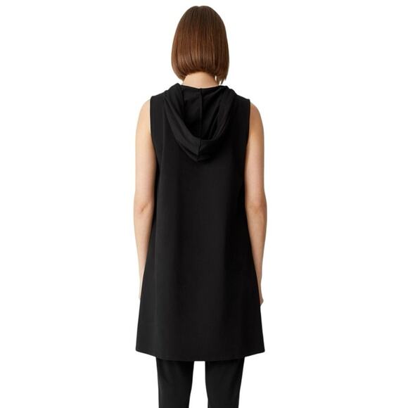 Eileen Fisher Cotton Jersey Hooded Dress - Picture 2 of 6